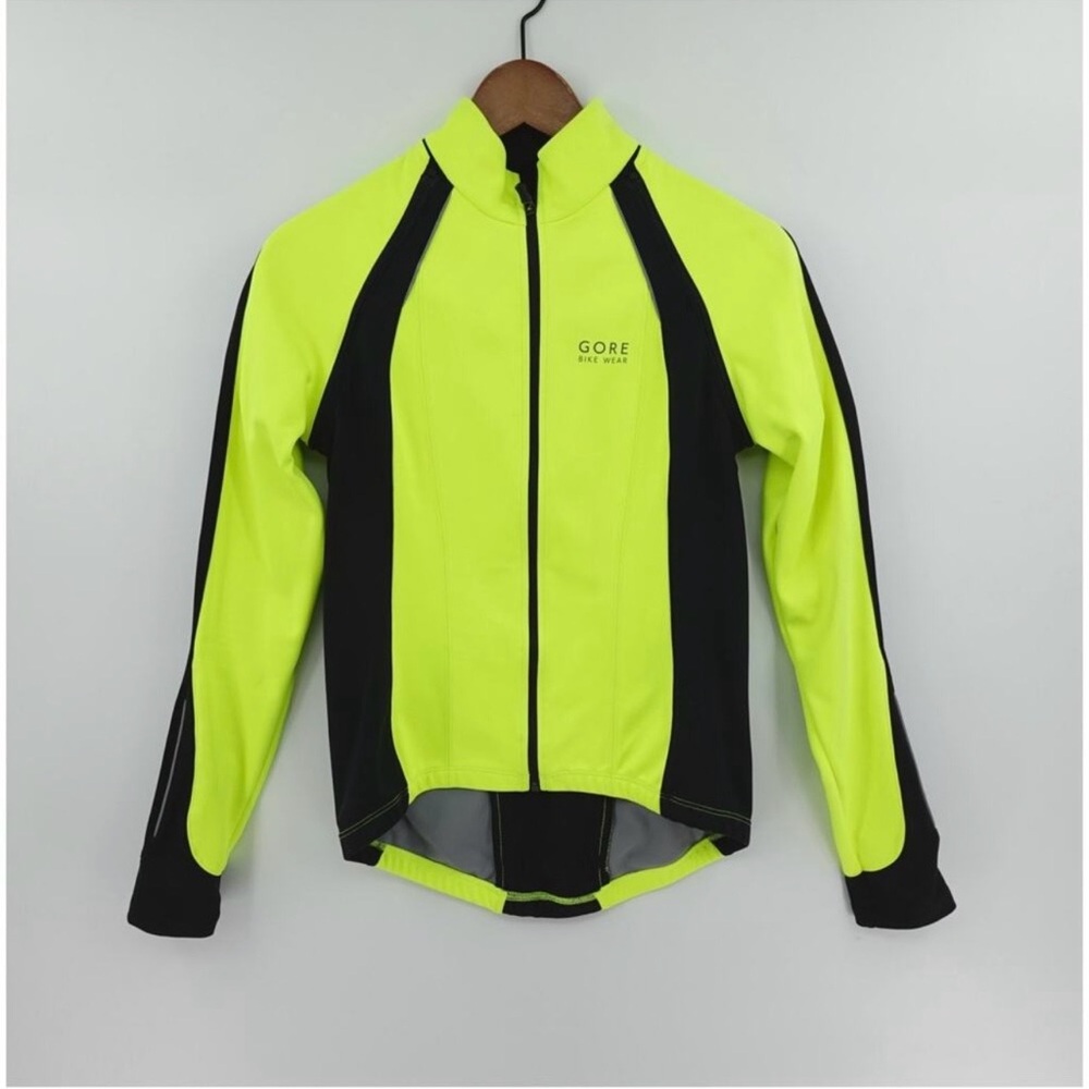 GORE Bike Wear Phantom Jacket Mens Small Neon Yellow Windstopper Vest